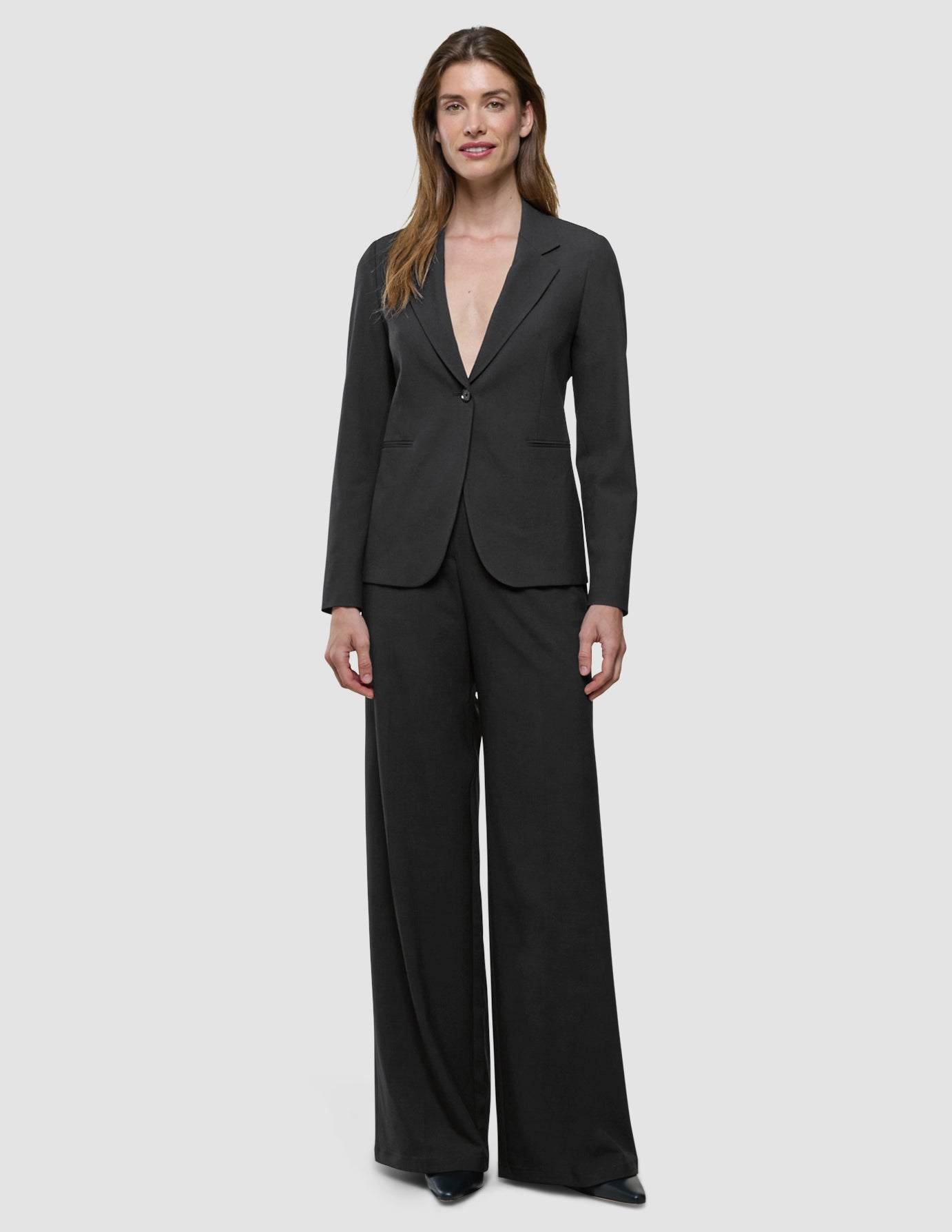Women Ease Fitted Blazer Black